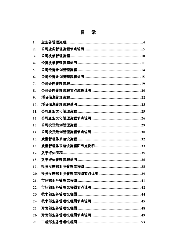 某房地产公司主要业务管理流程大全-图一