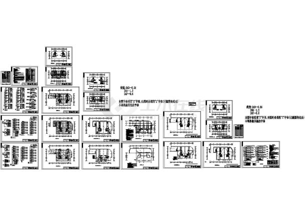 二类高层住宅电气全套非常实用设计cad图纸-图一