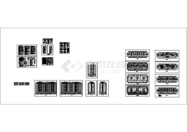 某十一层（带跃层）住宅楼建筑施工图-图一