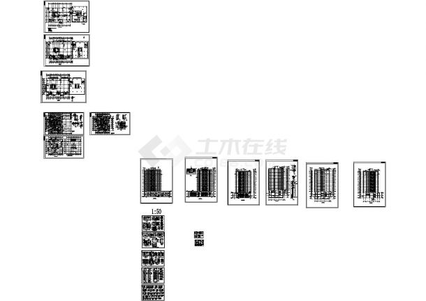 某十五层商住楼建筑设计图-图二