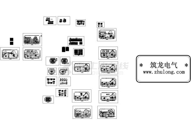 某高层住宅小区强电设计施工图纸-图二