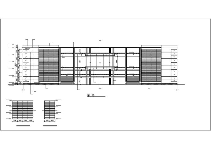 济南某大学1.3万平米五层框混结构教学楼全套建筑CAD设计图纸_图1