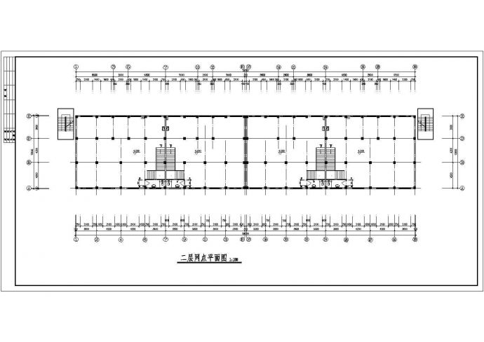深圳宝安机场附近某单身宿舍施工设计CAD图纸_图1