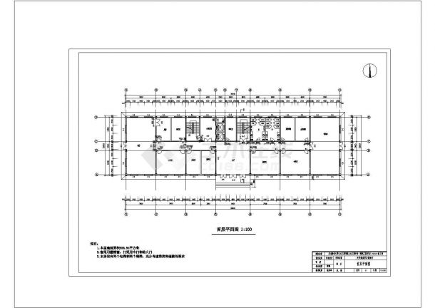土木工程毕业设计_某十层框剪综合楼毕业设计完整资料（含详细计算书、部分建筑）-图二