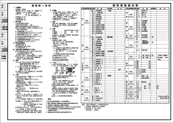 东莞市某多层住宅楼全套施工设计CAD图纸-图一