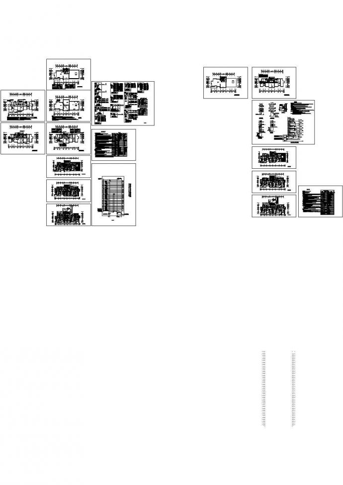 某地高层住宅楼电气cad全套设计施工图纸（含设计说明）_图1