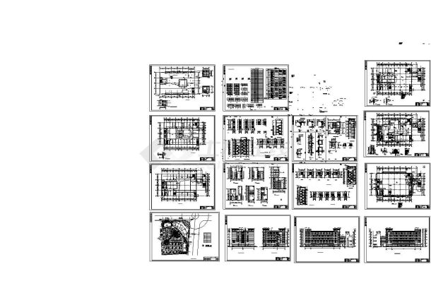 南京某处某学校一号综合楼建筑设计图纸-图一