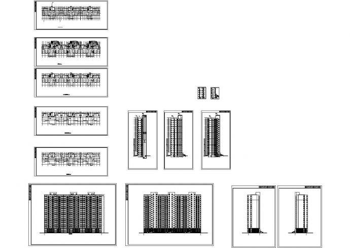 某十四层住宅楼建筑方案图（一梯三户）_图1