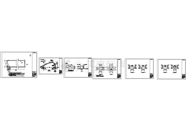 砖混电动卷帘大棚建筑图结构图，含模块化设计-图一
