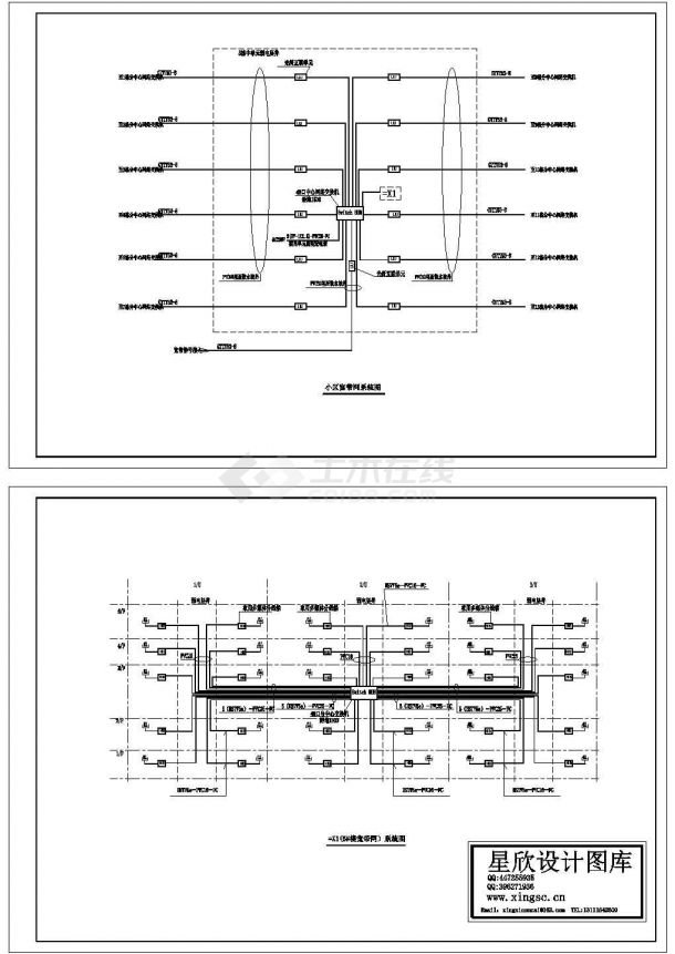 苏州园区某居住区宽带网络系统设计CAD施工图-图二