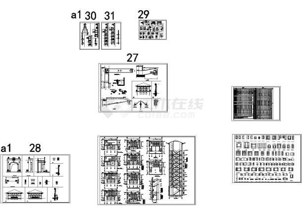 某二十五层住宅楼建筑结构水暖电施工图-图二