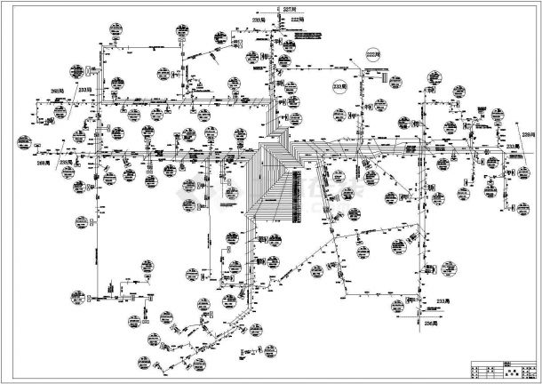 天津南开区某居住区电信弱电规划设计CAD施工图-图一