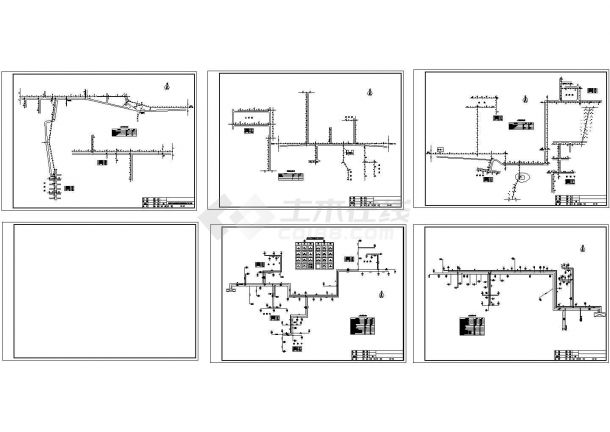 大连市某别墅区电信系统设计CAD施工图（5套）-图一