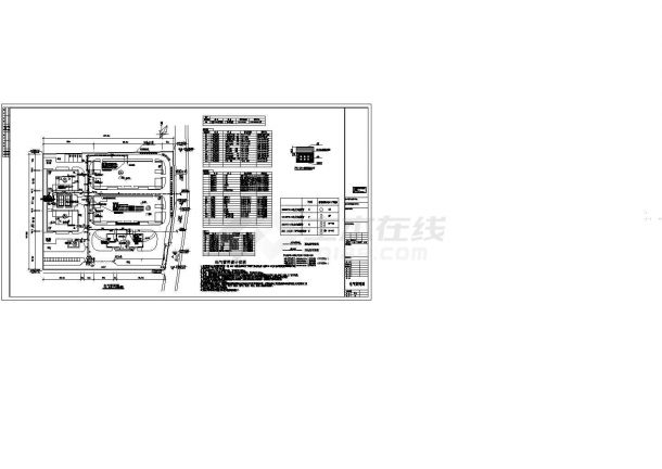 西安某高档居住区内部电气管网综合设计CAD施工图-图二