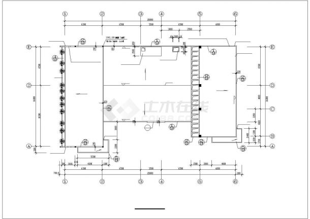 珠海市某小区815平米2层钢混框架结构幼儿园建筑设计CAD图纸-图一