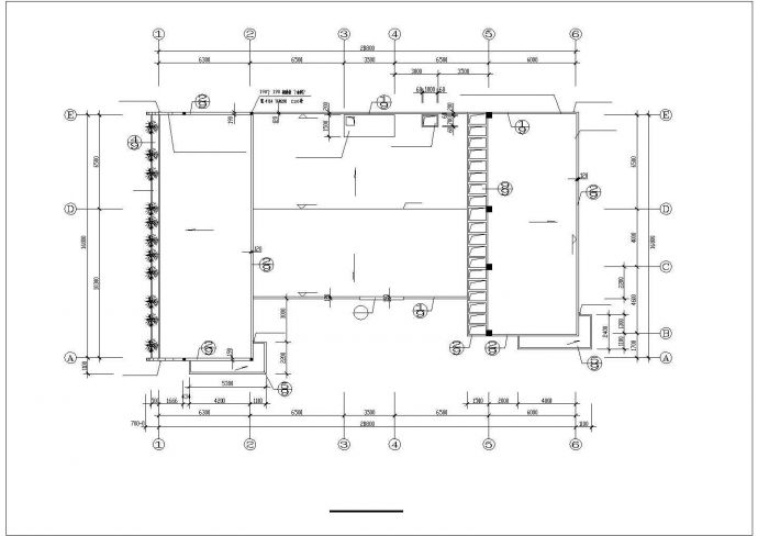 珠海市某小区815平米2层钢混框架结构幼儿园建筑设计CAD图纸_图1