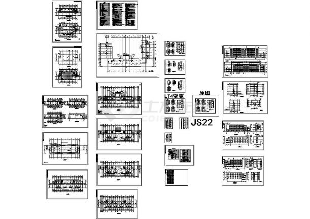 [徐州]某五层社区服务中心建筑施工图-图一