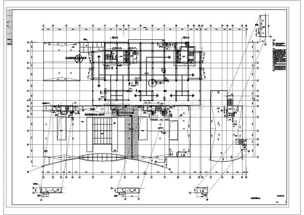 长春市某地高层现代医疗中心设计CAD布置图-图一