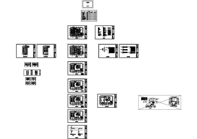 办公楼设计_多层办公楼整套水电设计CAD施工图_图1