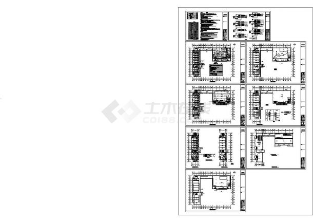 江苏某科技公司员工宿舍楼全套电气设计cad图（含设计说明）-图一