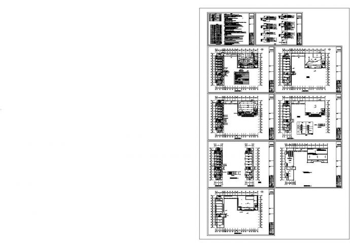 江苏某科技公司员工宿舍楼全套电气设计cad图（含设计说明）_图1