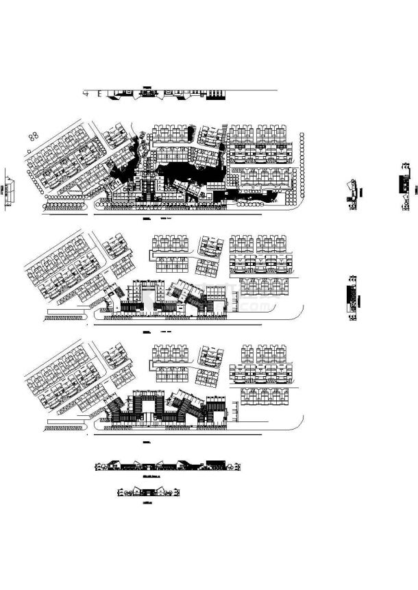 某知名院区小别墅建筑群规划建筑方案图（含模型照片）-图一