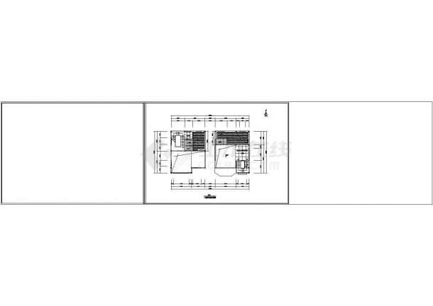 3层独栋别墅cad建筑设计施工图-图二