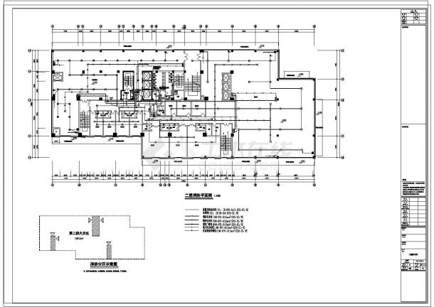 某一类高层公寓楼（地上19层，框架结构，24614.7㎡）强弱电设计cad全套电气施工图纸（含设计说明，知名设计院）-图二