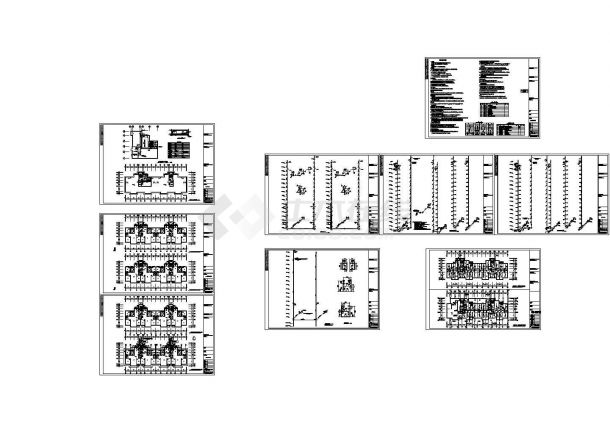 [辽宁]大型住宅小区全套电气施工cad图纸（包含暖通、给排水图纸）-图二