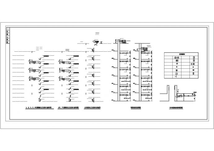 [河南]高层商业楼空调通风及排烟系统设计CAD施工图（水源热泵）_图1