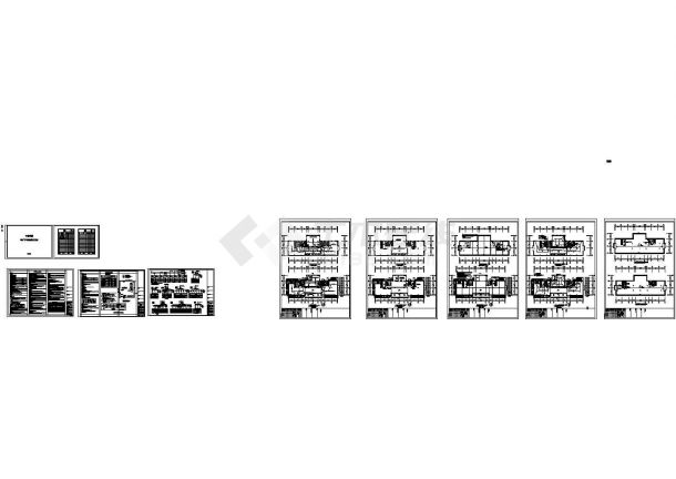 [江苏]综合建筑群全套电气施工cad图纸（4栋住宅、2栋商业、地下室工程）-图一