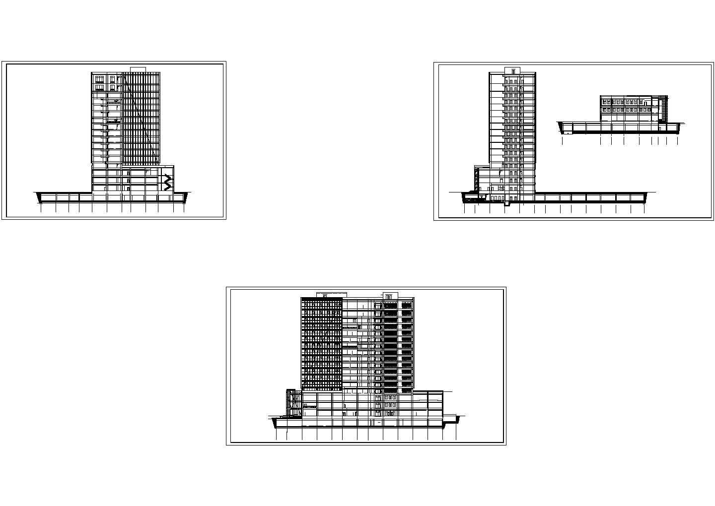 办公楼设计_[济南]某十八层企业办公楼建筑施工设计图