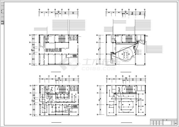 某市医院门诊住院综合楼电施图-图一