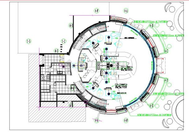 某地机电工程施工图CAD图纸-图一