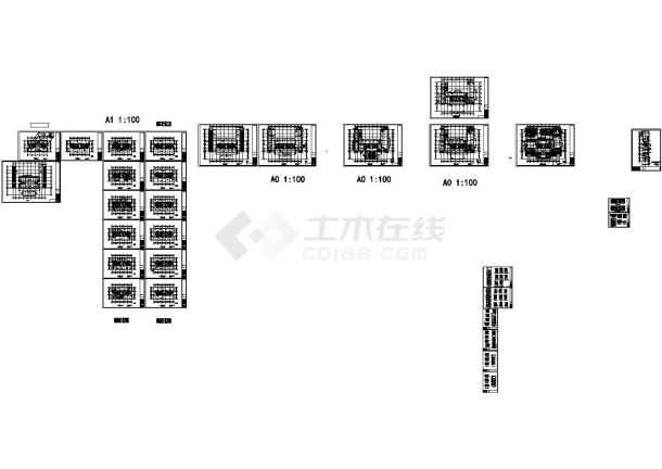 办公楼设计_[南通]某十九层企业办公楼建筑施工图-图一