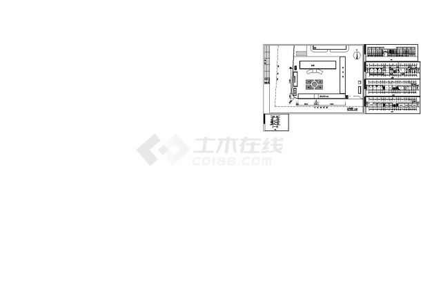 山东某地沿街综合楼建筑CAD平面图纸-图一