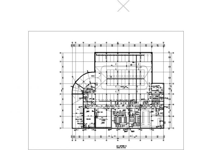 [吉林]3层市级圆顶体育馆建筑施工图（知名设计院）（含设计说明）_图1