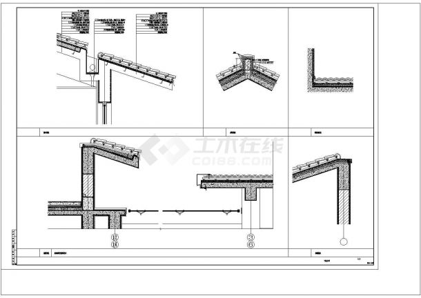 [江苏]2层江南风格客运中心建筑施工全套设计图（含效果图）-图一