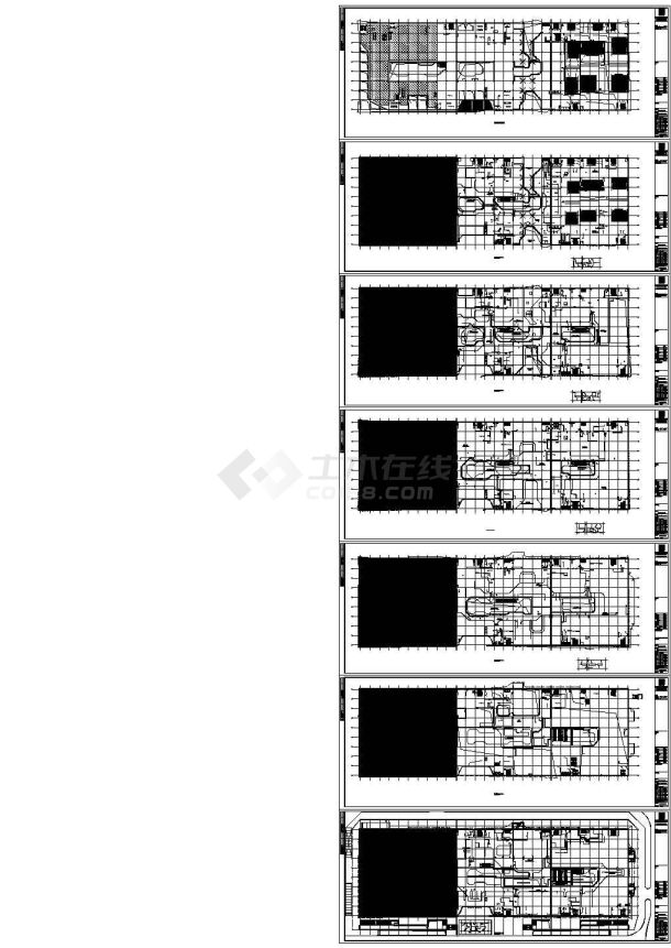 154760㎡北京北化大型商业购物中心强弱电施工图-图二