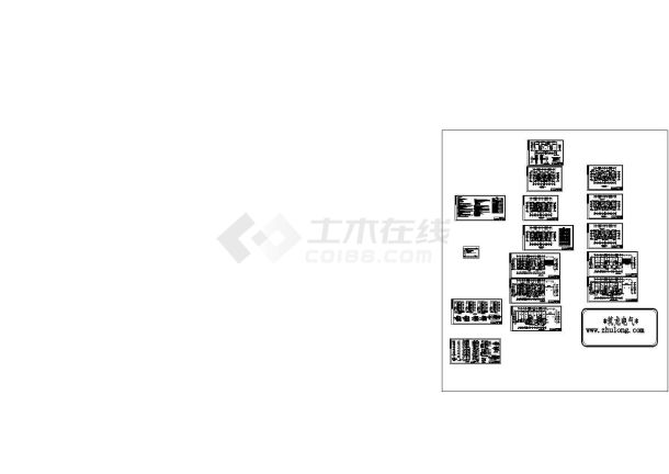 某11层二类高层住宅楼电气施工图纸-图二