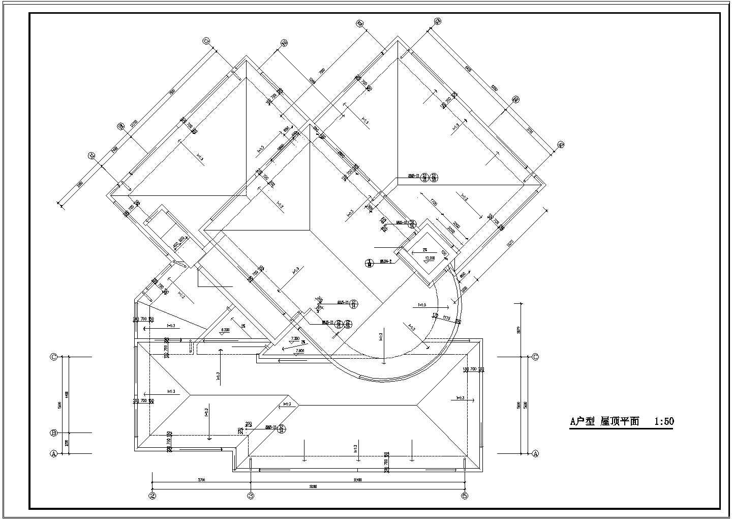 北京某经典别墅全套设计CAD施工图纸