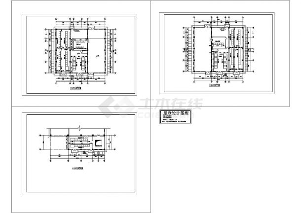 某标准型脱硫设备布置电气控制原理设计施工CAD图纸-图一