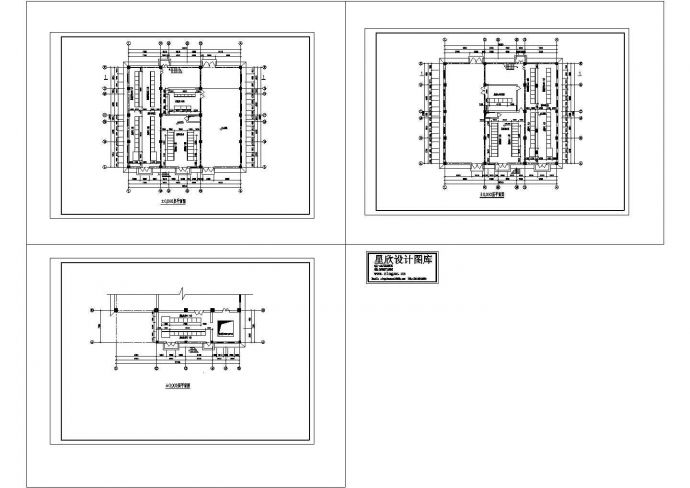 某标准型脱硫设备布置电气控制原理设计施工CAD图纸_图1