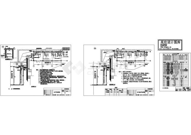 某标准型瓦斯发电站完整电气控制原理设计CAD图纸-图二