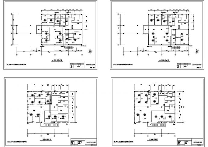 办公楼设计_某地一整套办公楼变频多联机cad全套施工设计图纸_图1