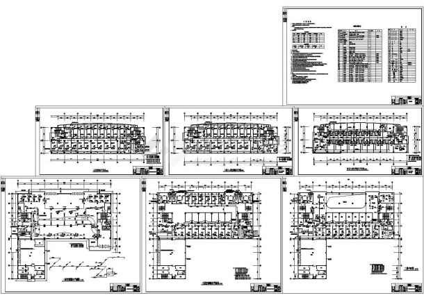 土木工程毕业设计_某地一整套建筑全套中央空调cad设计施工图（毕业设计）-图一