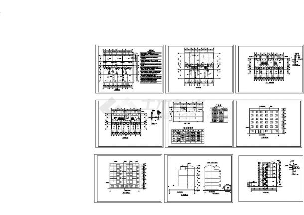 【苏州某地】一套完整的住宅楼cad全套建筑施工设计图纸-图一
