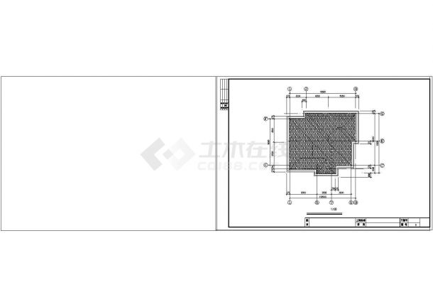 单家独院式三层别墅cad建筑设计施工图（含设计说明）-图二