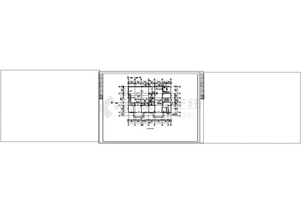 宁吉安3层双拼别墅设计建筑施工cad图纸，共十一张-图二