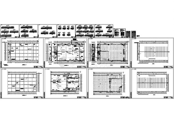 伊宁市某食品厂车间电气设计CAD施工图-图一